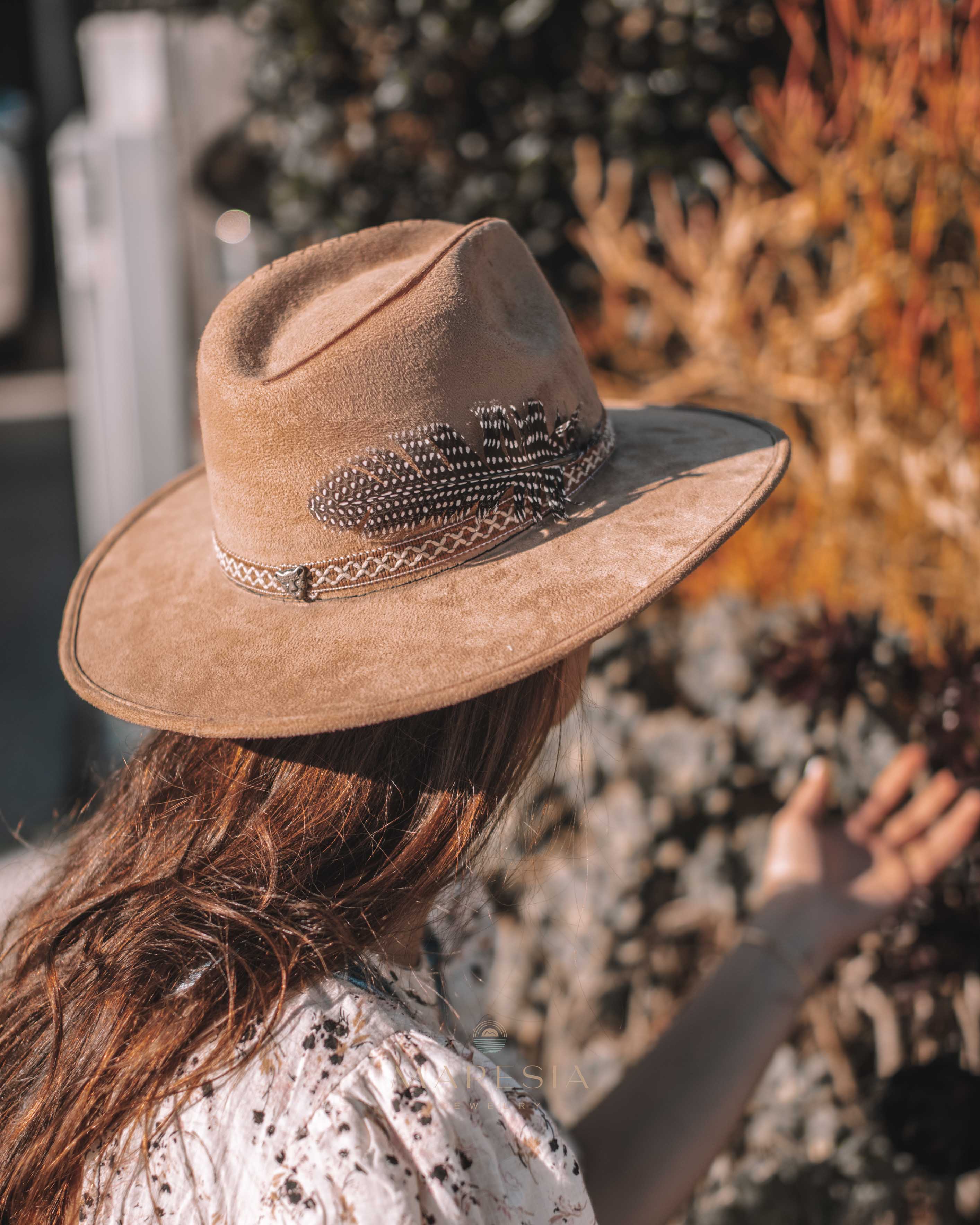 Nati Hat ~ Suede ~ MH013 - Maresia Jewelry