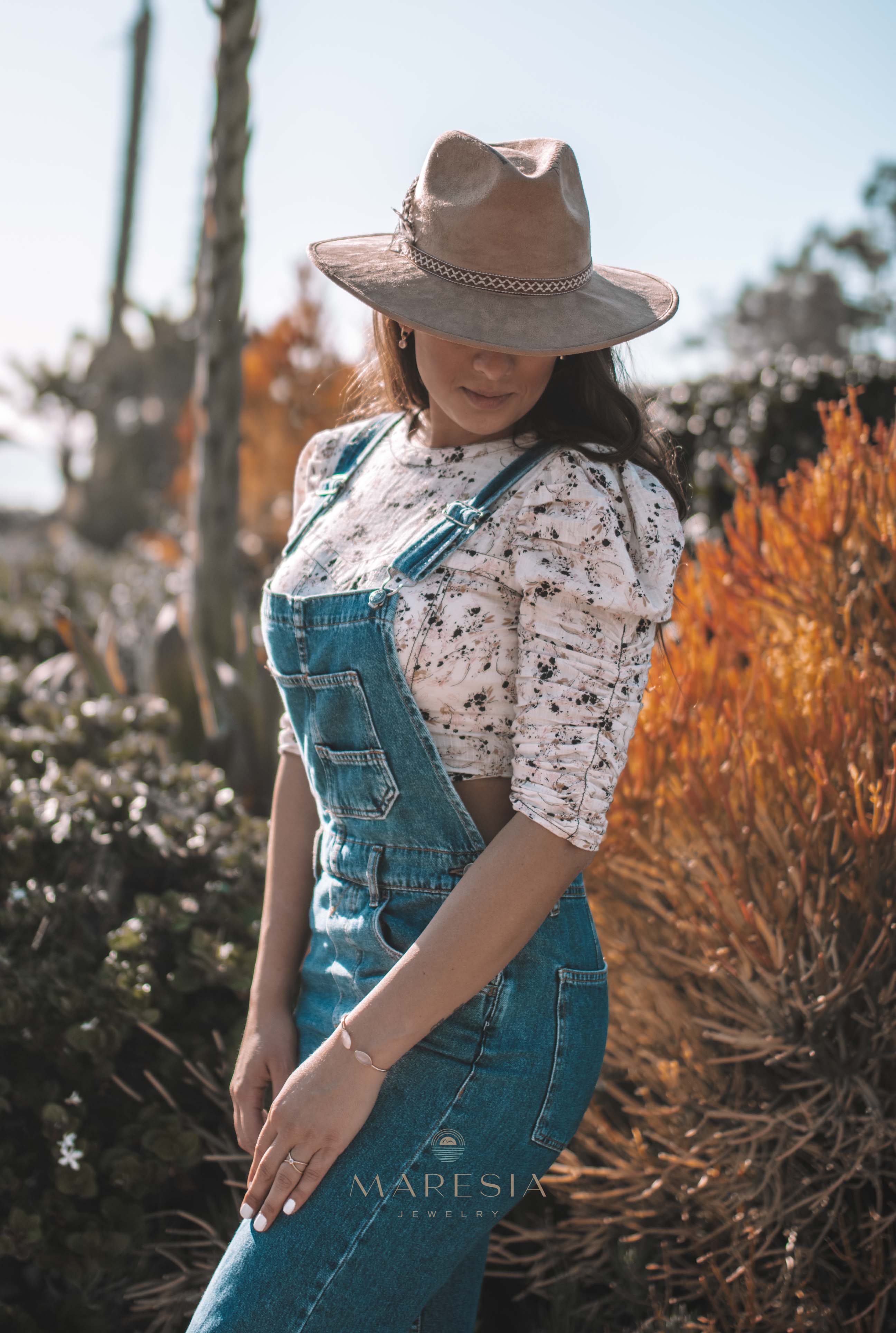 Nati Hat ~ Suede ~ MH013 - Maresia Jewelry