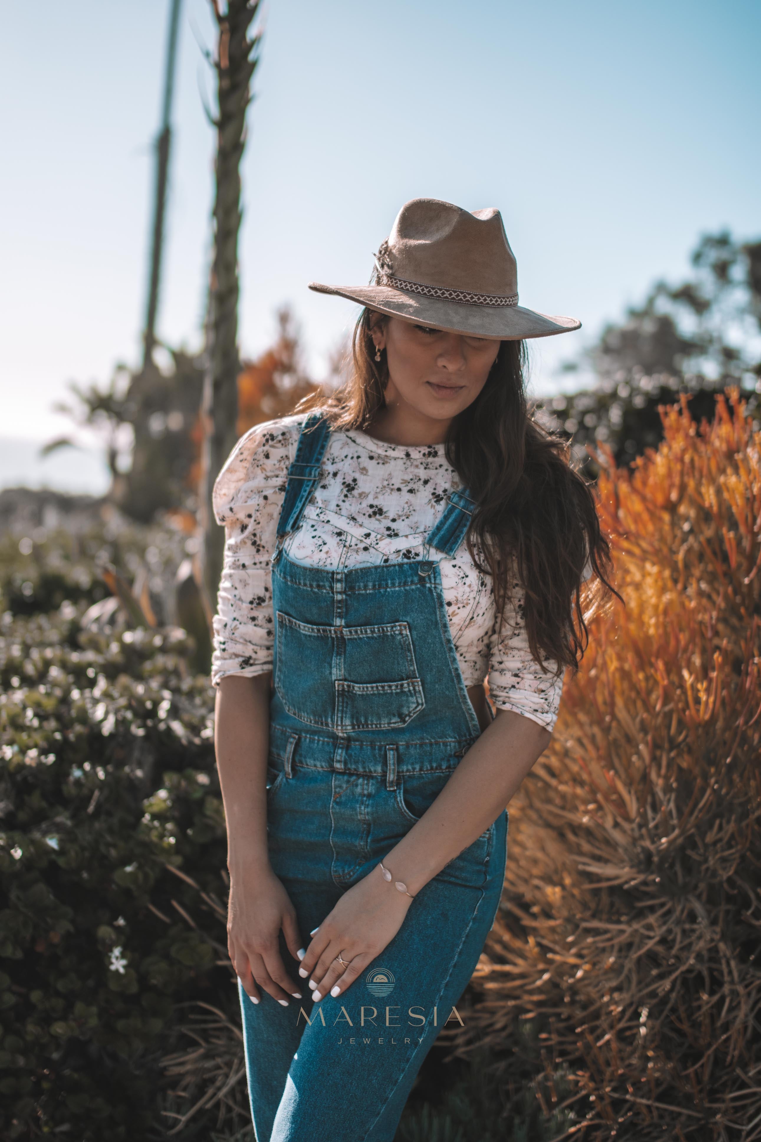 Nati Hat ~ Suede ~ MH013 - Maresia Jewelry