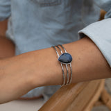 Laninha Bracelet ~ Labradorite ~ Gold Plated 18k or Silver Plated ~ MB046B