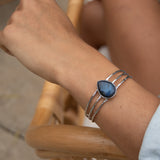 Laninha Bracelet ~ Labradorite ~ Gold Plated 18k or Silver Plated ~ MB046B