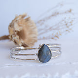 Laninha Bracelet ~ Labradorite ~ Gold Plated 18k or Silver Plated ~ MB046B