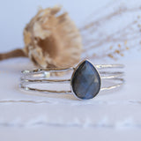 Laninha Bracelet ~ Labradorite ~ Gold Plated 18k or Silver Plated ~ MB046B