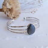 Laninha Bracelet ~ Labradorite ~ Gold Plated 18k or Silver Plated ~ MB046B
