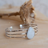 Laninha Bracelet ~ Moonstone ~ Gold Plated 18k or Silver Plated ~ MB047B