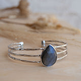 Laninha Bracelet ~ Labradorite ~ Gold Plated 18k or Silver Plated ~ MB046B