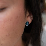 Jamy Earrings ~ Iolite hydro ~ 18k Gold Plated or Silver Plated ~ ME183