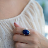 Lapis Lazuli Ring ~ Sterling Silver 925 ~ MR339