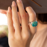 Alice Ring ~ Turquoise ~ Sterling Silver 925 ~ MR259