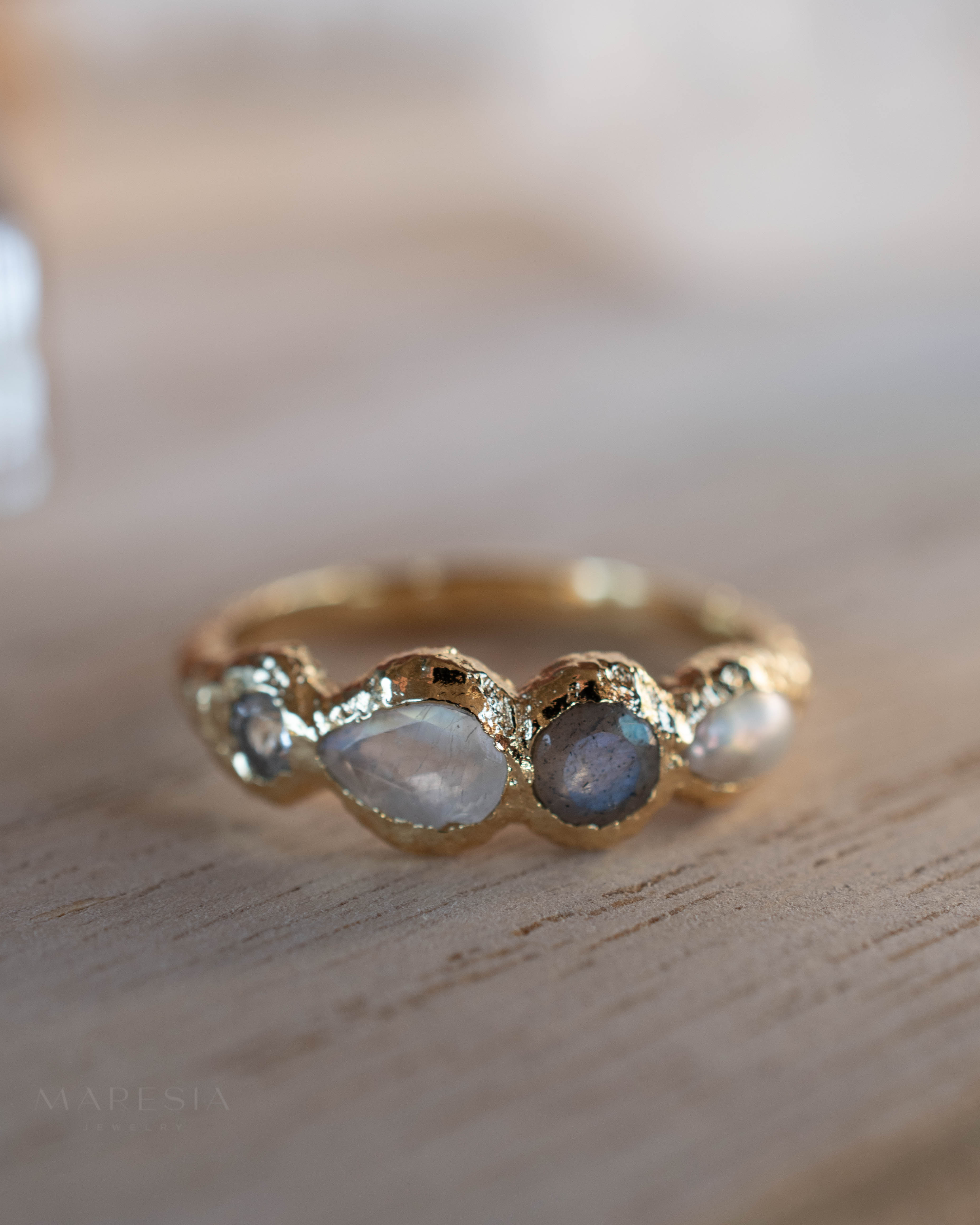 Sossie Ring ~ 18k Gold Plated ~ MR366 - Maresia Jewelry
