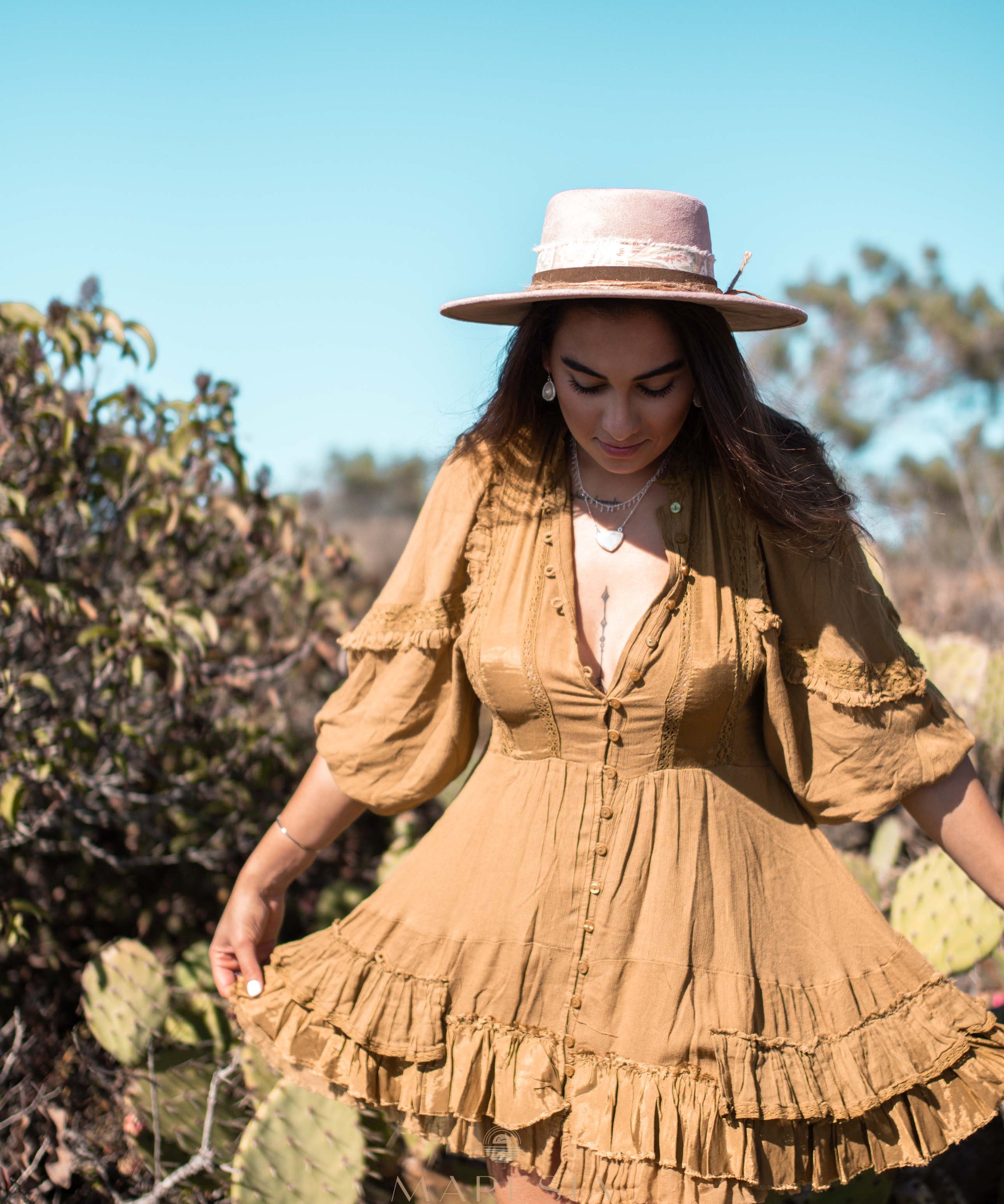 Clarine Hat ~ Suede ~ MH016