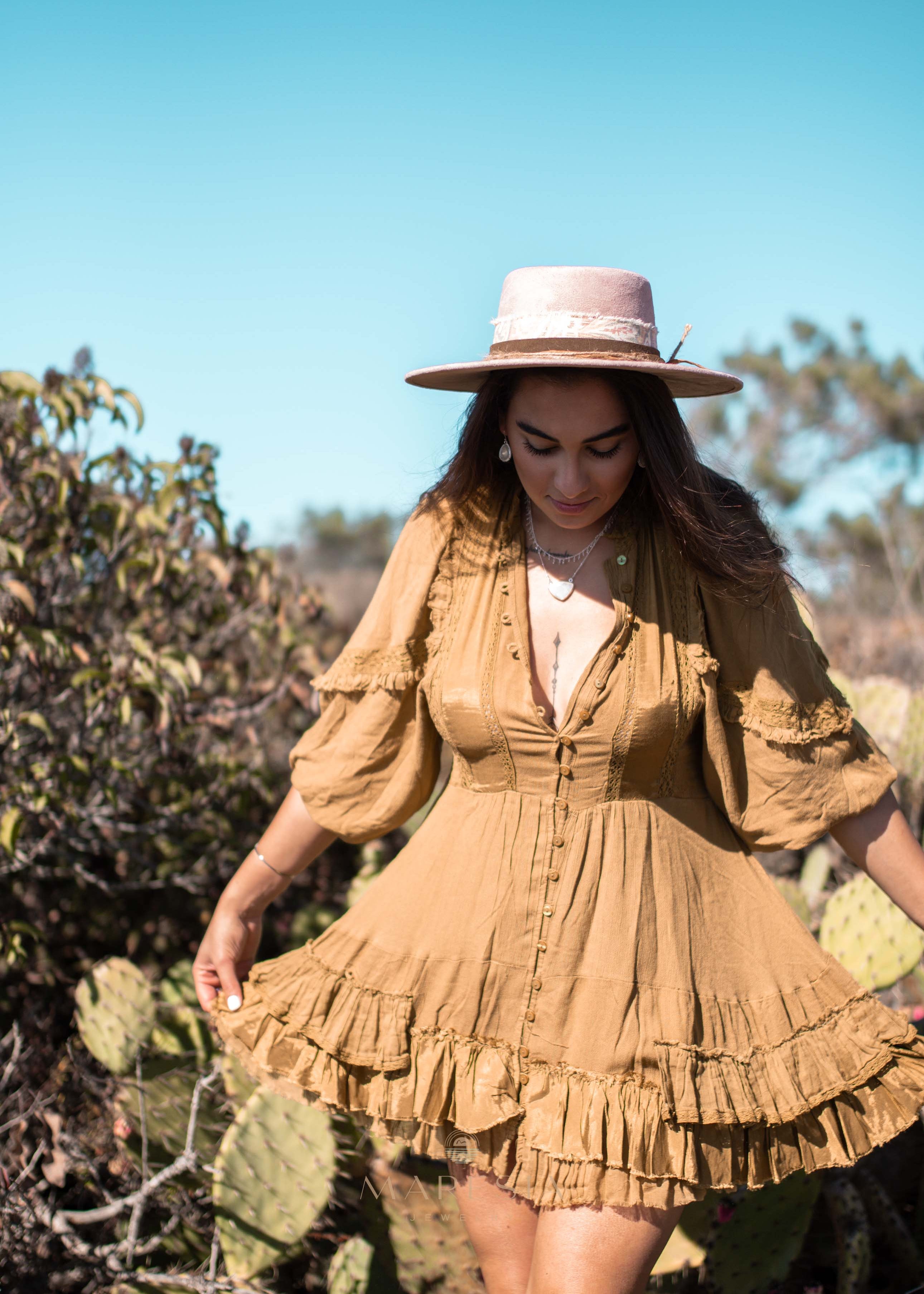 Clarine Hat ~ Suede ~ MH016