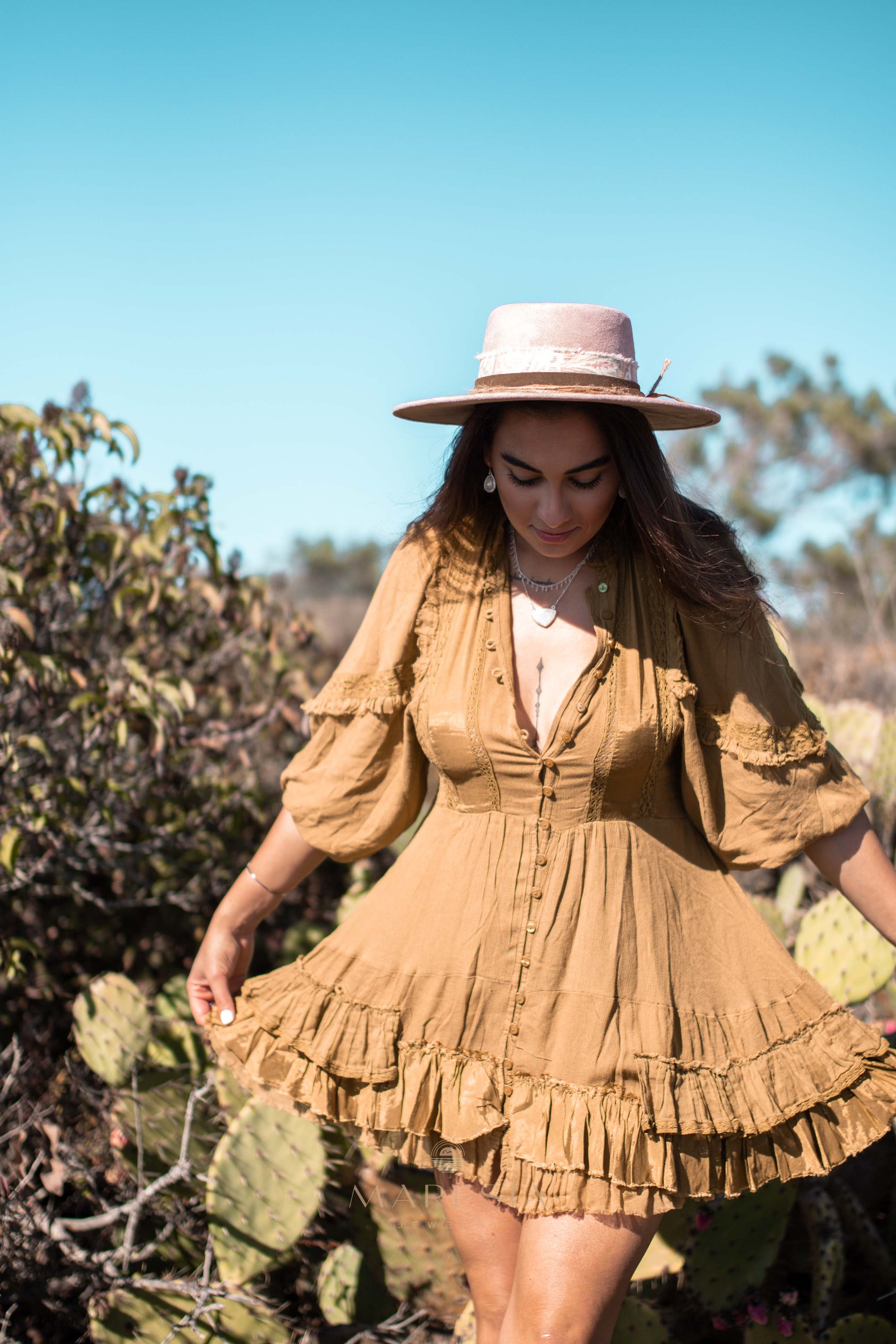 Clarine Hat ~ Suede ~ MH016