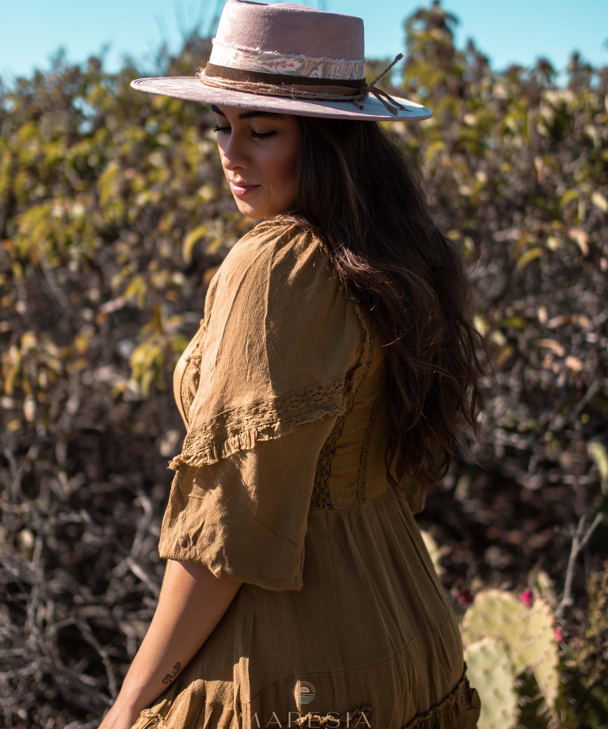 Clarine Hat ~ Suede ~ MH016