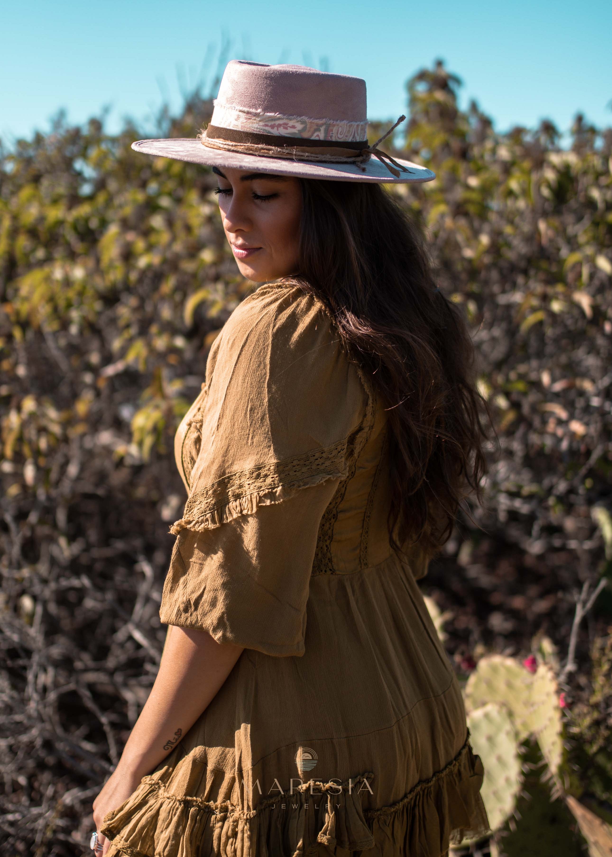 Clarine Hat ~ Suede ~ MH016