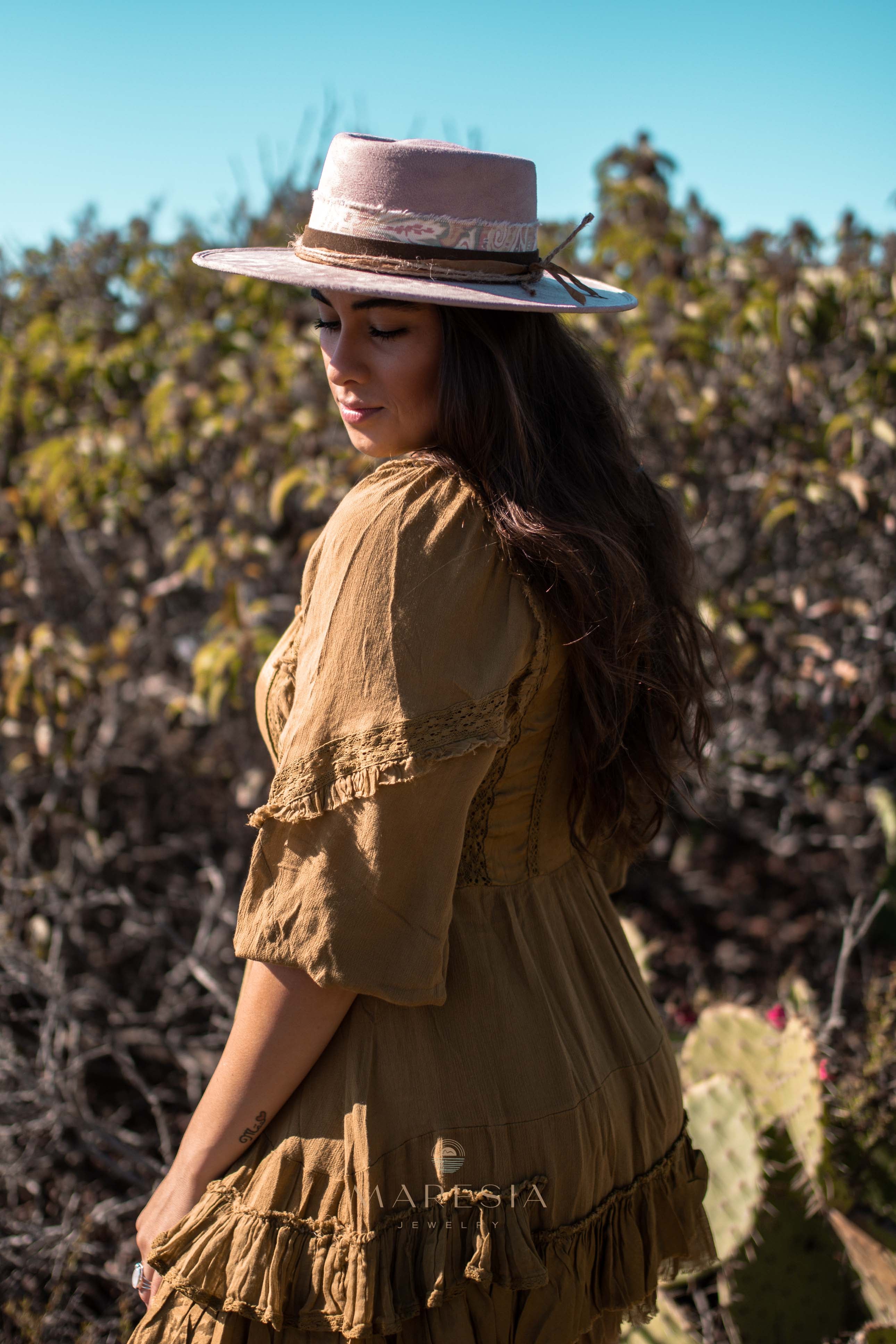 Clarine Hat ~ Suede ~ MH016