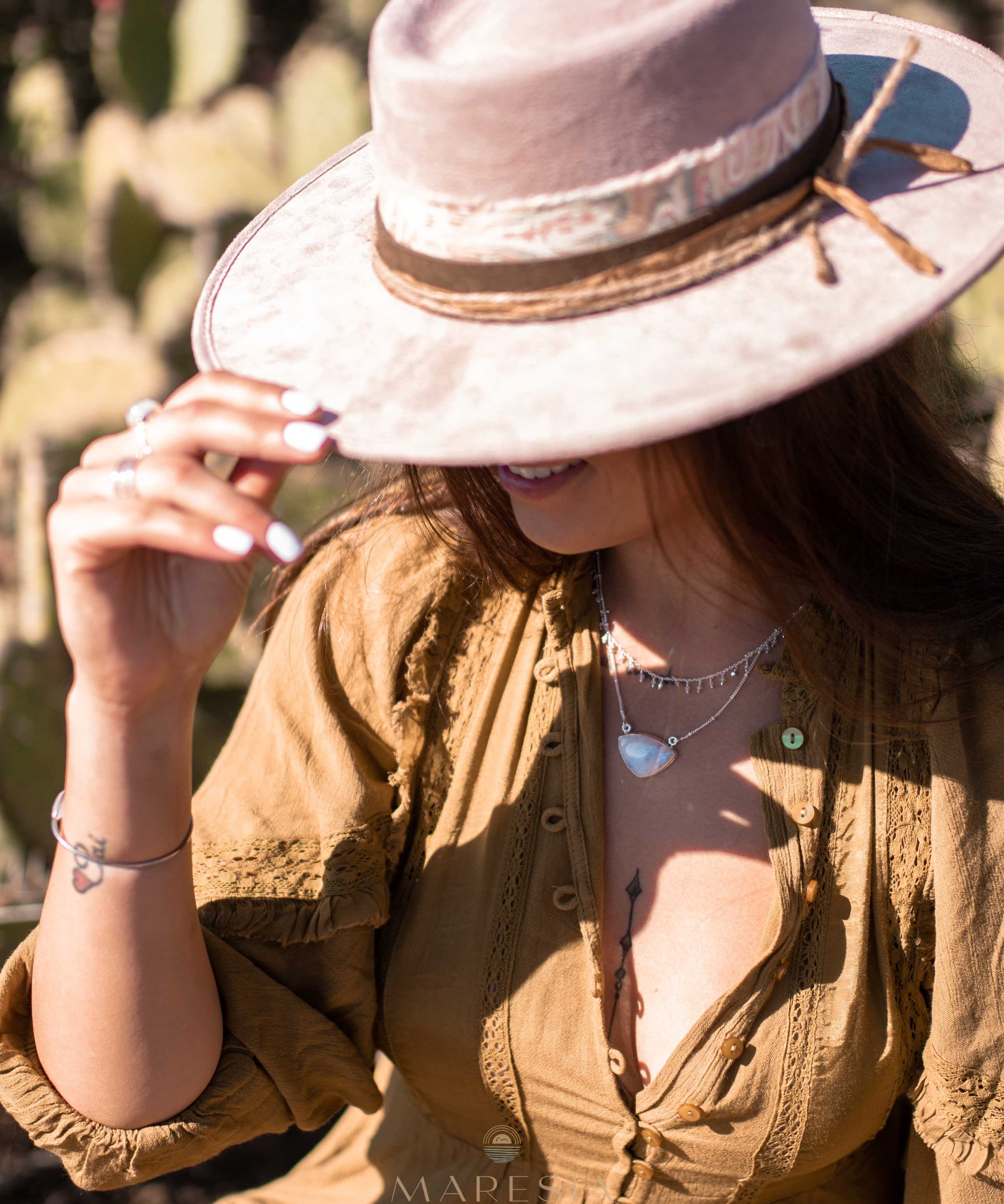 Clarine Hat ~ Suede ~ MH016