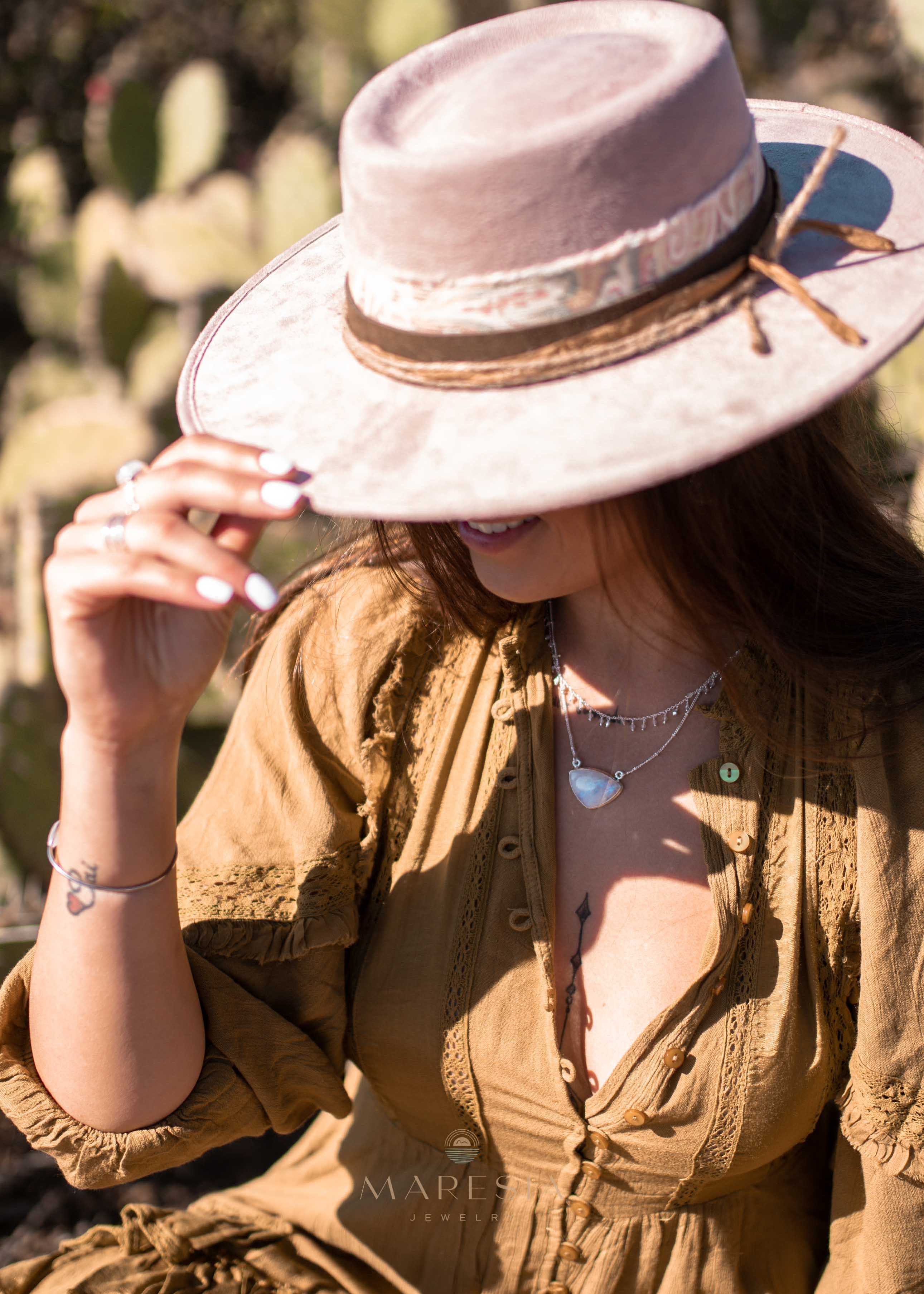 Clarine Hat ~ Suede ~ MH016
