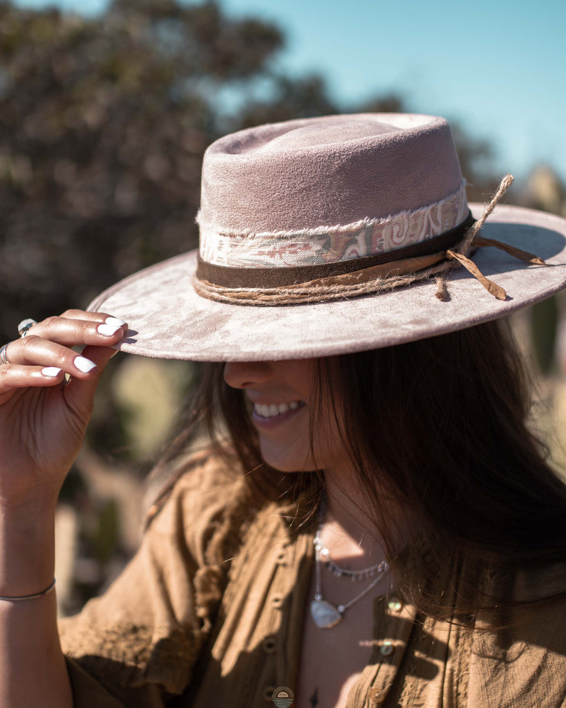 Clarine Hat ~ Suede ~ MH016