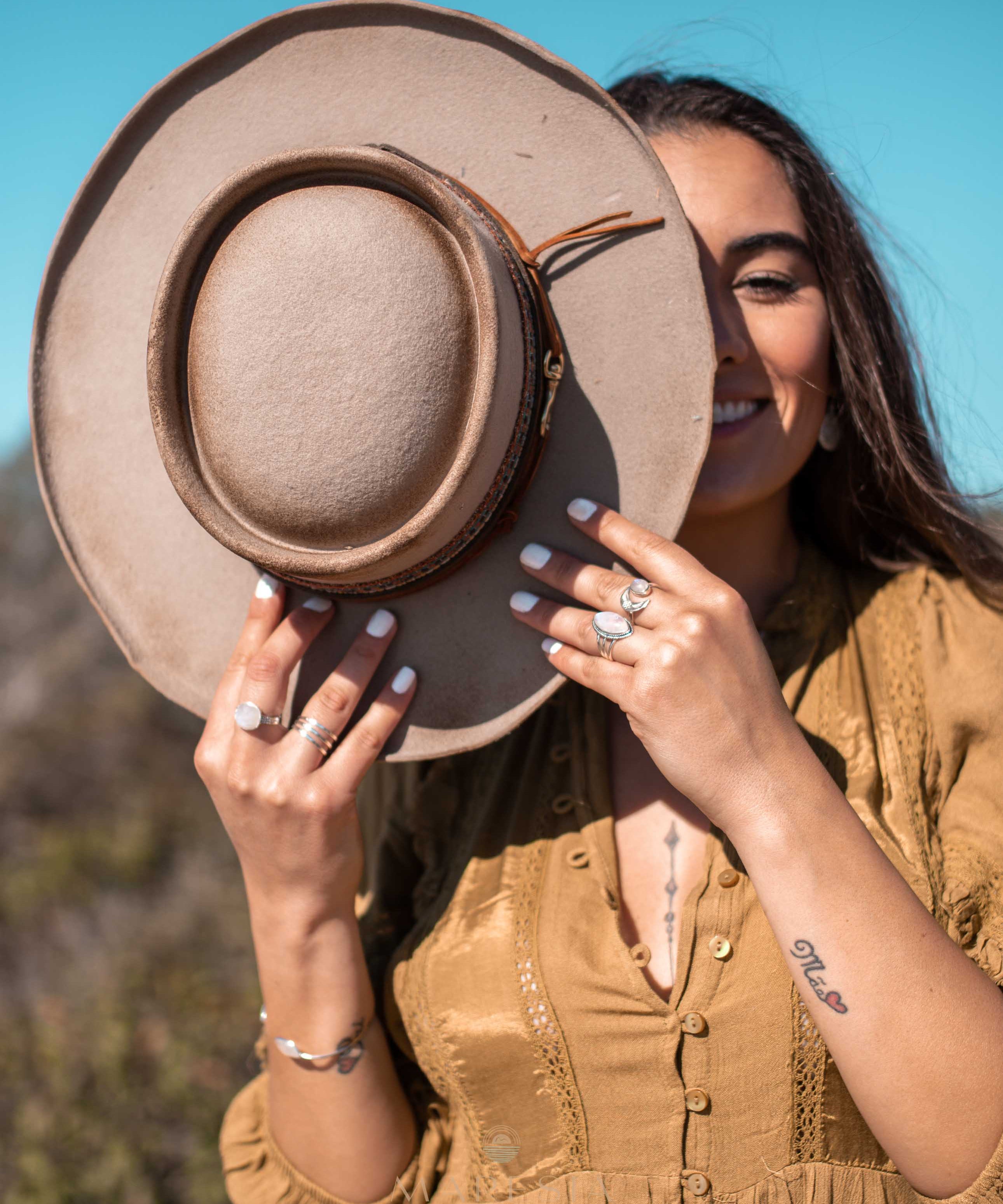 Paty Hat ~ Australian Wool ~ MR013 - Maresia Jewelry