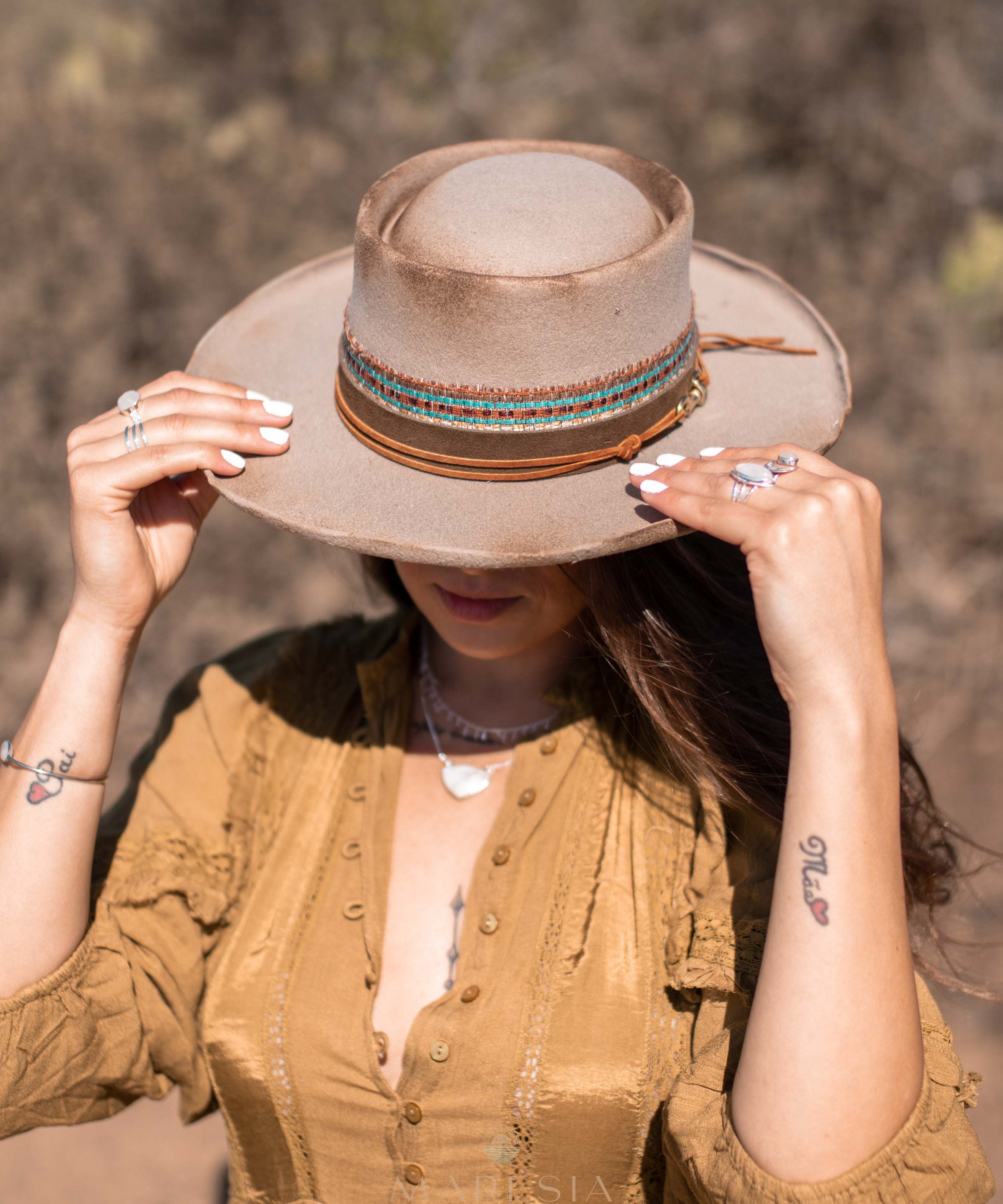 Paty Hat ~ Australian Wool ~ MR013 - Maresia Jewelry