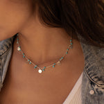 Turquoise Necklace ~ Sterling Silver 925 ~ MN005A - Maresia Jewelry