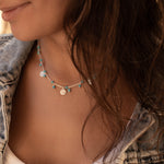 Turquoise Necklace ~ Sterling Silver 925 ~ MN005A - Maresia Jewelry