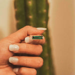 Carine Ring ~ Green Tourmaline Hydro ~ Sterling Silver 925 ~MR231