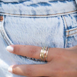 Meditation Ring ~ Spinner Ring~ Spinning ~ Yoga~ Anxiety ~ Anti Stress ~ Thin Band ~ Sterling Silver 925 ~Handmade ~Copper ~Bronze ~MS029