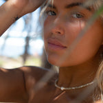 Fresh Water Pearl & Mother of Pearl necklace~ Sterling Silver 925 or Gold Filled~Choker ~ Jewelry ~ Gift For Her ~Minimalist~Handmade MN158