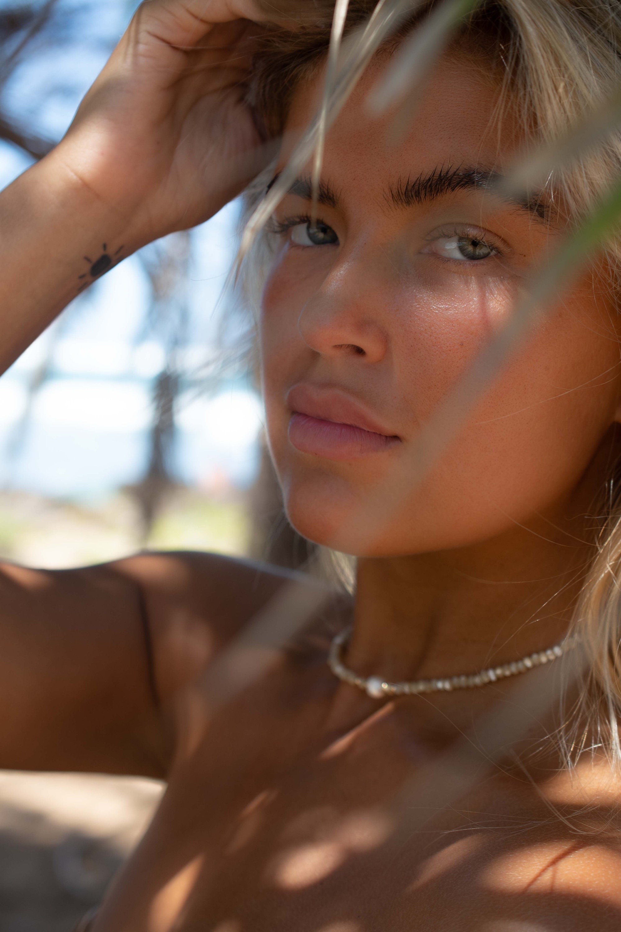 Fresh Water Pearl & Mother of Pearl necklace~ Sterling Silver 925 or Gold Filled~Choker ~ Jewelry ~ Gift For Her ~Minimalist~Handmade MN158