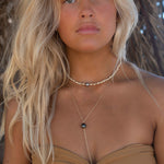 Tahitian Pearls Y Long necklace ~ Gold Filled or Sterling Silver ~Dainty Gold Necklace ~ Hammered Circle~Minimalist ~Delicate~Layered MN157