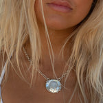 Moonstone Necklace ~ Sterling Silver 925 ~Jewelry ~ Statement ~ Handmade~ Chain~ ~Layered ~ MN160