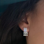 Delicate Moonstone Earrings ~ Sterling Silver 925 or Gold Plated over Sterling Silver ~ Gemstone ~ Post ~ Stud ~Handmade ~ Jewelry ~ ME229