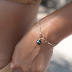 Tahitian Pearl Bracelet ~ Gold Filled or Sterling Silver 925 ~ Handmade ~ Hippie ~Bohemian ~Jewelry ~Stackable MB0