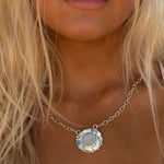 Moonstone Necklace ~ Sterling Silver 925 ~Jewelry ~ Statement ~ Handmade~ Chain~ ~Layered ~ MN160