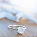 Moonstone Ring~ Sterling Silver 925 ~ Handmade ~ Gemstone ~ Hippie ~Bohemian~June Birthstone~MR346