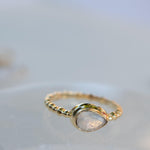 Moonstone Ring~ Gold Plated over Sterling Silver 925 ~ Handmade ~ Gemstone ~ Hippie ~Bohemian~June Birthstone~MR351