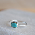 Turquoise Ring ~ Gemstone ~ Natural ~ Sterling Silver 925~ Jewelry ~ Handmade ~ December Birthstone MR348