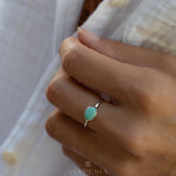 Turquoise Ring ~ Gemstone ~ Natural ~ Sterling Silver 925~ Jewelry ~ Handmade ~ December Birthstone MR348