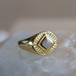 Moonstone Ring ~ 18k Gold Plated ~ Jewelry ~ Handmade ~ Boho ~ Natural gemstone ~ MR359