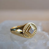 Moonstone Ring ~ 18k Gold Plated ~ Jewelry ~ Handmade ~ Boho ~ Natural gemstone ~ MR359