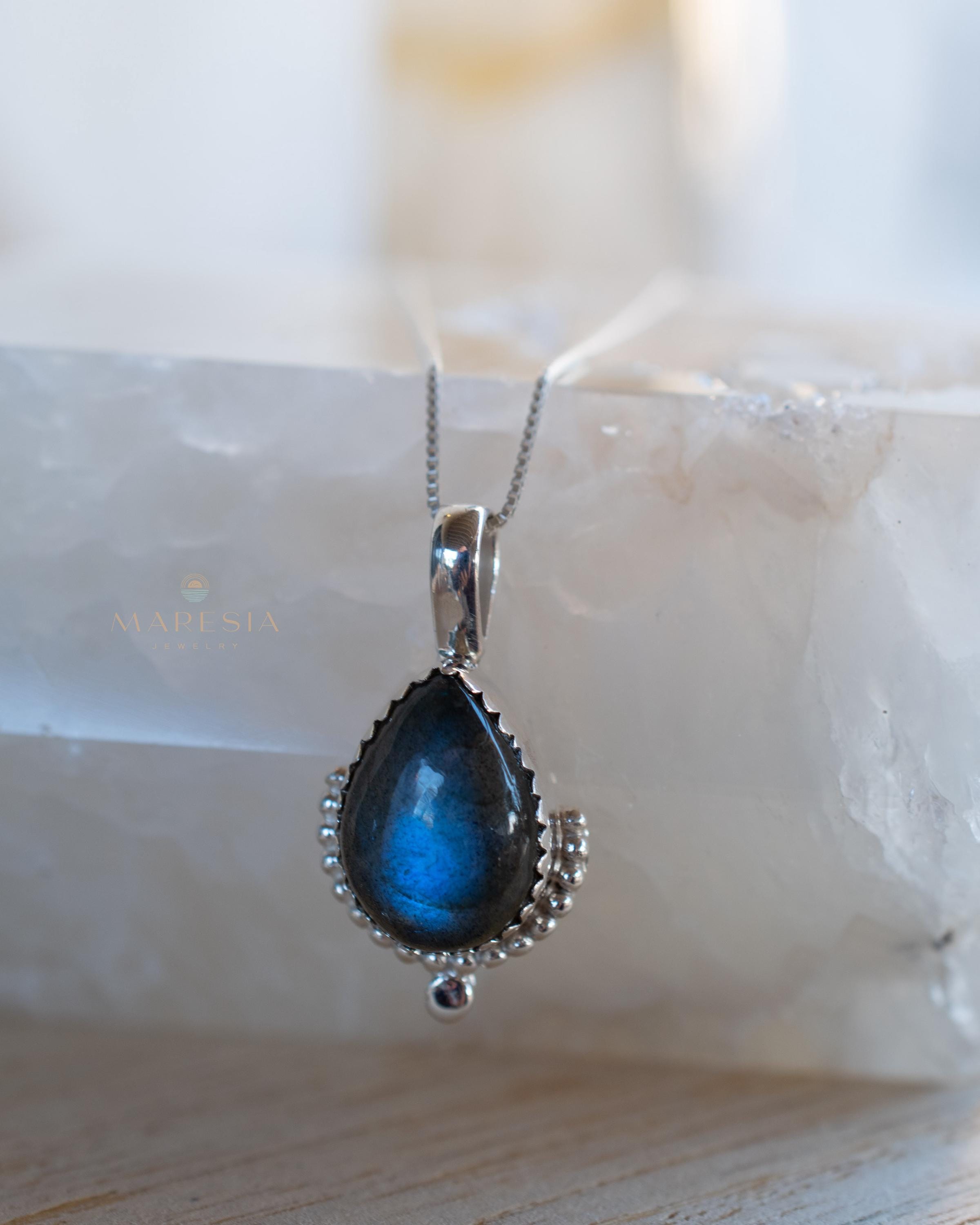 Copper Turquoise Necklace ~ Sterling Silver ~ MN173B