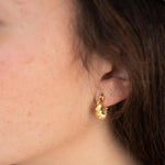 Delicate small hoop Earrings ~ Jewelry ~ 18k Gold Plated ~ Minimalist Everyday ~ Gift for Her ~ Boho ~ Hippie ~ ME045