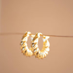 Delicate small hoop Earrings ~ Jewelry ~ 18k Gold Plated ~ Minimalist Everyday ~ Gift for Her ~ Boho ~ Hippie ~ ME045