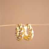 Delicate small hoop Earrings ~ Jewelry ~ 18k Gold Plated ~ Minimalist Everyday ~ Gift for Her ~ Boho ~ Hippie ~ ME045