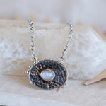 Moonstone Necklace ~ Sterling Silver 925 ~Jewelry ~ Statement ~ Handmade~ Chain~ ~Layered ~ MN160