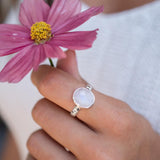 Moonstone Ring~ Sterling Silver 925 ~ Handmade ~ Gemstone ~ Hippie ~Bohemian~June Birthstone~MR376