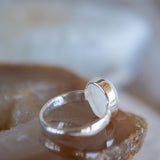 Moonstone Ring~ Sterling Silver 925 ~ Handmade ~ Gemstone ~ Hippie ~Bohemian~June Birthstone~MR376