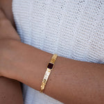 Garnet hydro Adjustable Bracelet ~ Gold Plated 18k ~ Handmade ~ Hippie ~Bohemian ~Jewelry ~Gemstone ~Body MB084